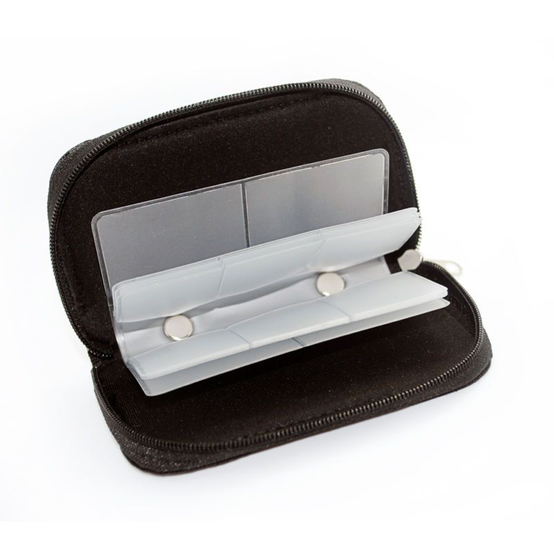 2019 New SDHC MMC CF Micro SD Memory Card Storage Carrying Pouch Case Holder Wallet Bag From