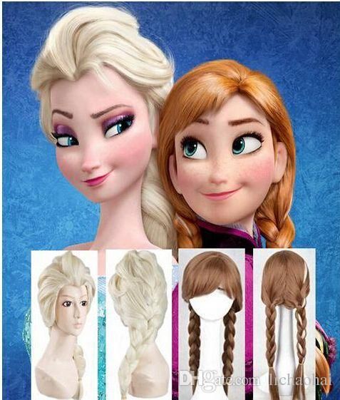 perruque anna et elsa