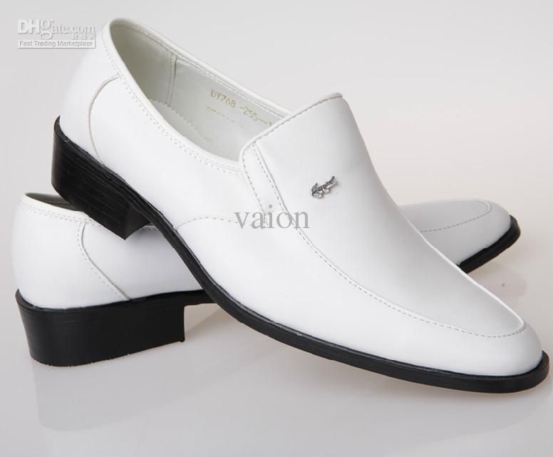 Wedding Shoes Mens Shiny Leather Shoes 