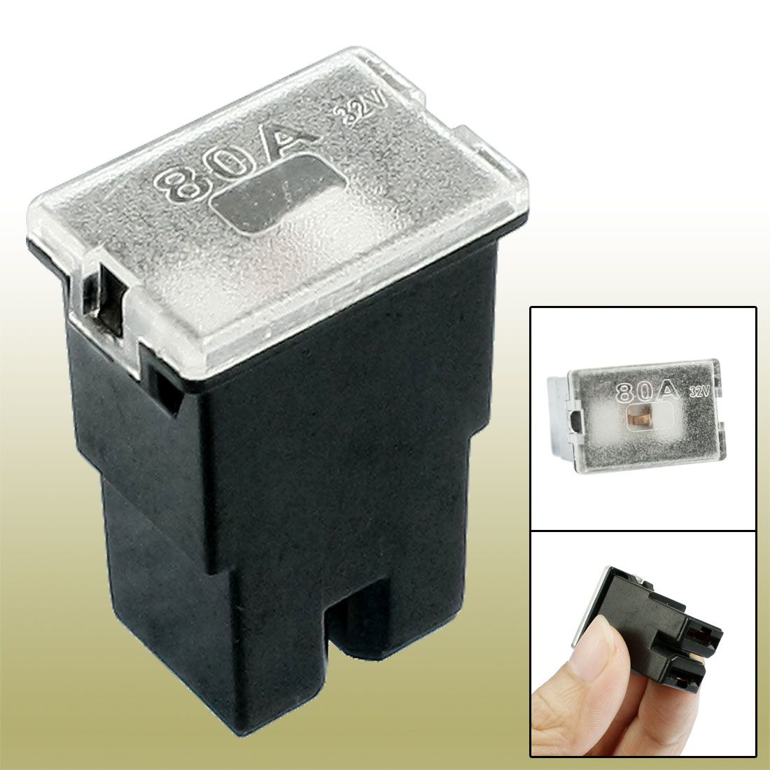 1pcs 80Amp Auto//Voiture//Véhicule//Bateau J CASE Cartouche Micro femelle push in Fuse