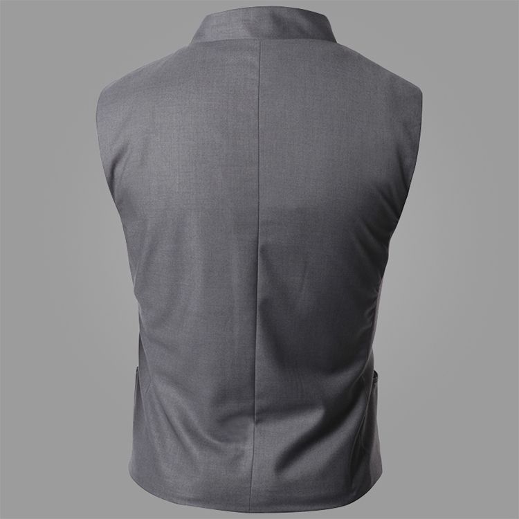 Wholesale And Retail Mens Fashion Vest For Men Slim V Neck Vests Size M