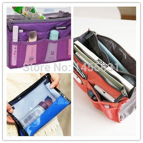 2014 Hot Sale Women Bag Lady Insert Handbag Zipper Organiser Purse ...