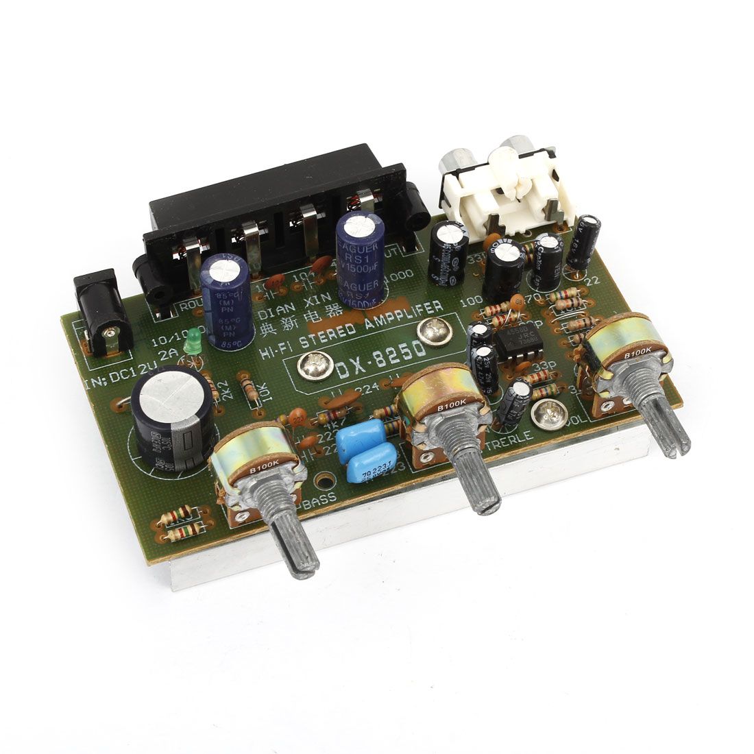 DC 12V LFE Subwoofer Audio Hi Fi 2 Channel Car Boat Stereo Power