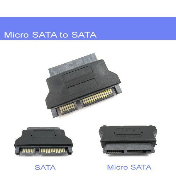 SATA 22 Pin Male 2.5/" To 1.8/" Micro SATA 16 Pin Female HDD SSD Adapter Convertor