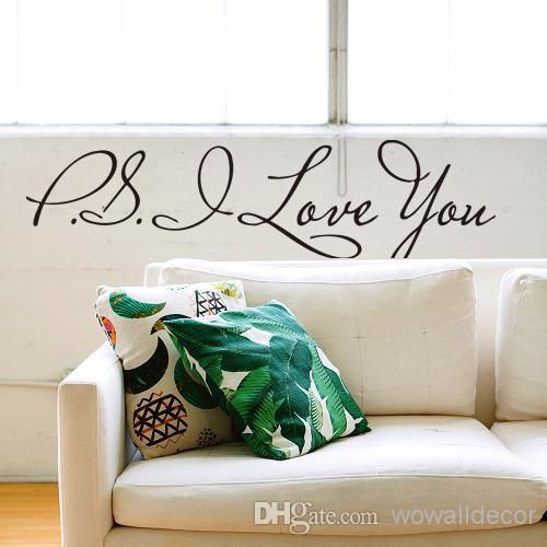 Living Room Sayings ps i love you pvc wall quotes stickers sayings home decor living Living Room Sayings ps i love you pvc wall quotes stickers sayings home decor living
