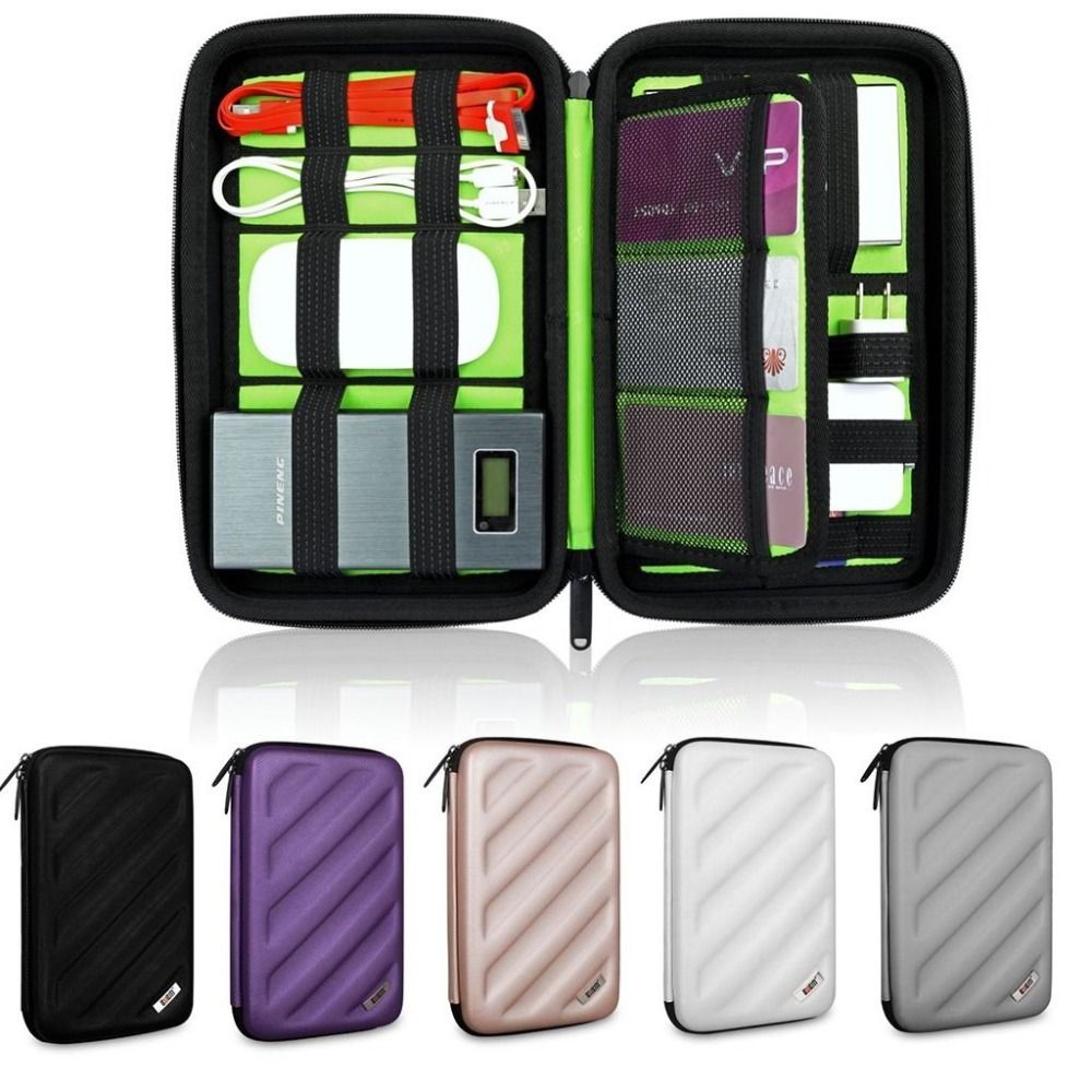 2019 Carry On Bag For USB Flash Drive Case Cable Organizer Bag Hard