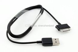 1M 3ft Black USB Data Sync Charger Cable Adapter Cabo Kabel For Samsung Galaxy Tab 2 P3100 P5100 P6200 P6800 P1000 P7100 P7300 P7500 10.1"