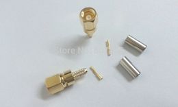 10PCS SMC Female Crimp for RG174 RG179 RG316 RG188 Coax Cable RF ADAPTER