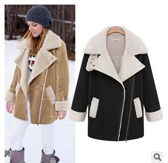 faux shearling coat womens