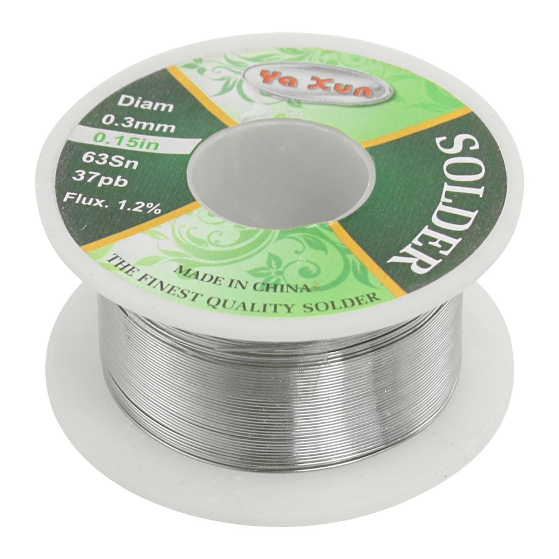 Solid Solder 0.3mm Flux Core 63/% Tin 37/% Lead Long Wire Reel Welding ^^