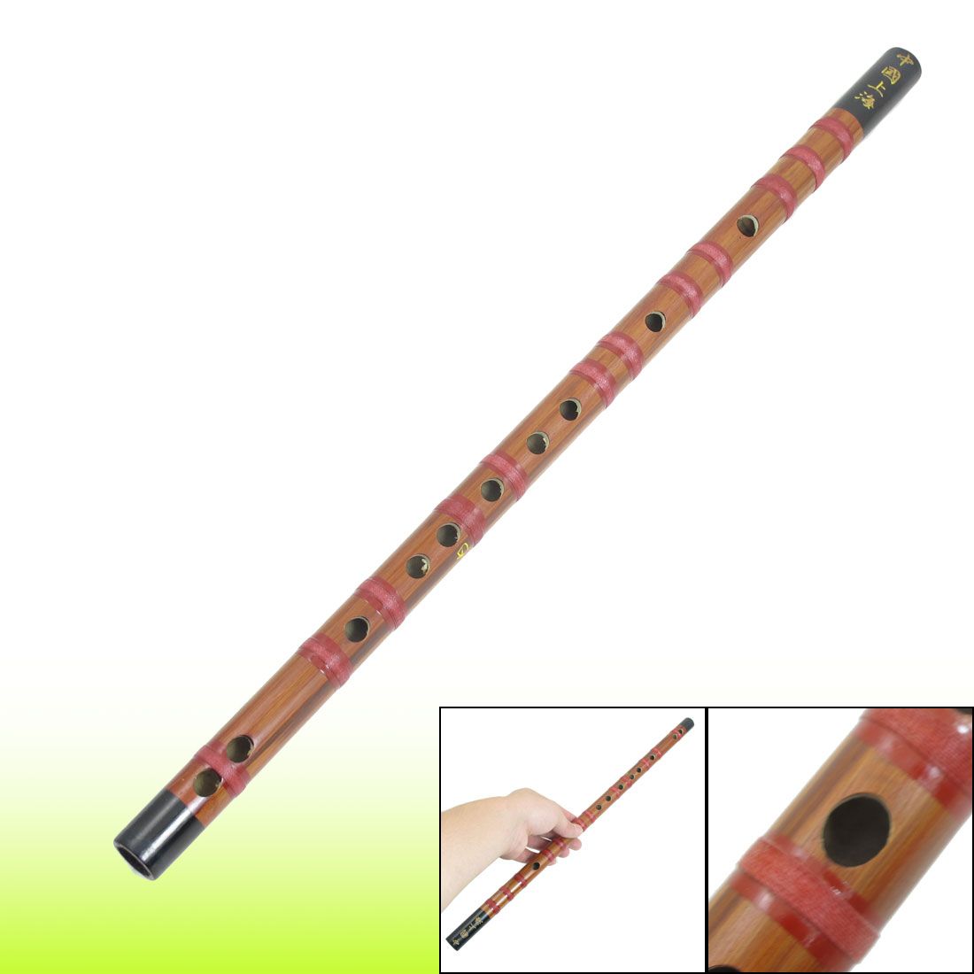 2020 New 16.9 Inch Alto G Chinese Bamboo Flute Black Light Brown From