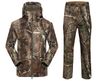 Gratis verzending 1 pak 100% waterdichte realtree ap camo jachtkleding camouflage pak kleding, vissen jagen camo jas camo broek