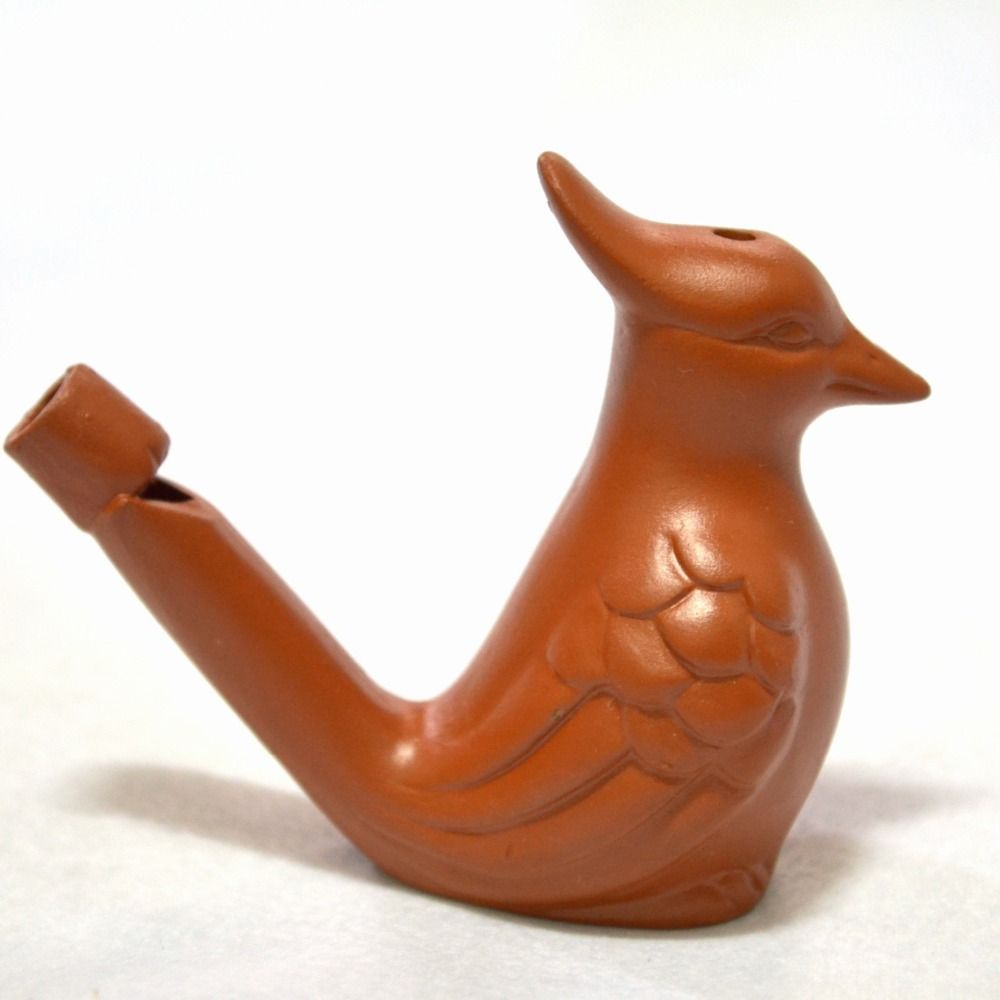 Ceramic bird whistle Water Warbler Chirping Bird Water Whistle Ocarina Kids Bath Time Toys Gifts set of 6 