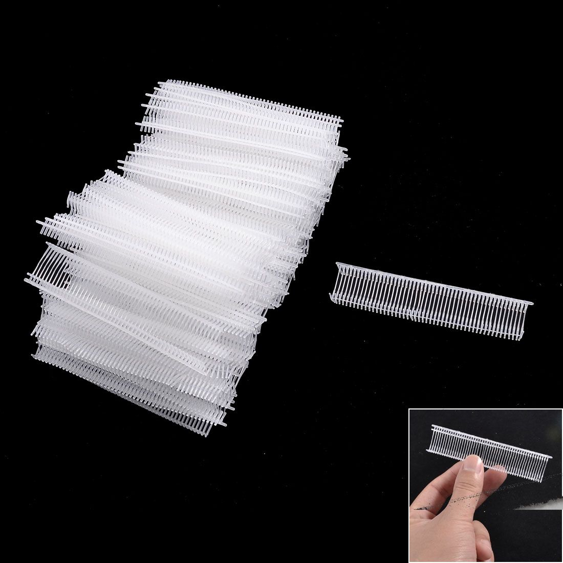 2019 Clear White Polypropylene Tag Pins 15mm Length For Tagging Gun