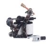 All'ingrosso-professionale Tattoo Machine Gun Shader Liner Senior Cast Iron 10 Wrap Coils Kit di strumenti per lo styling a molla gratuita