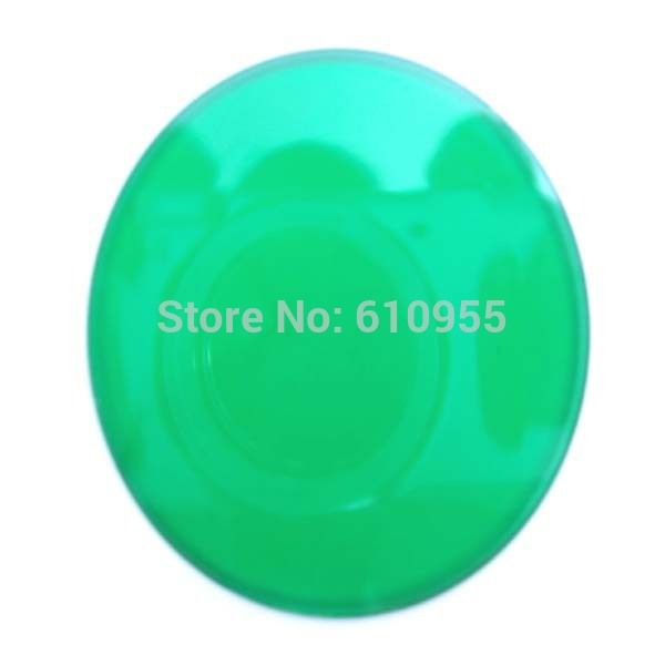 Partihandel-grönt belagd glaslins 42mm (diameter) x2.0mm (tjocklek) för ultrafire c8