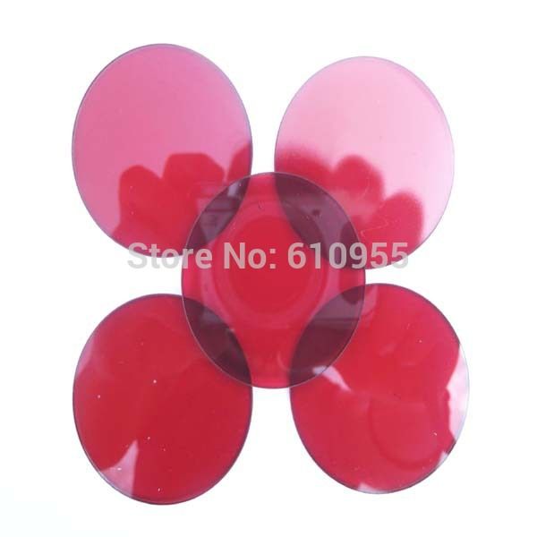 Wholesale-42x2.0mm Lente de vidro revestido vermelho para Ultrafire C8