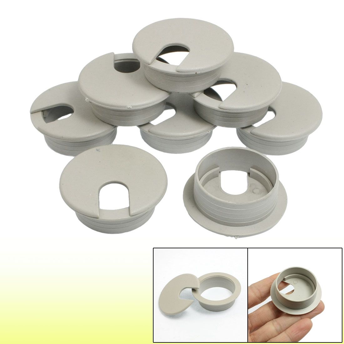 2018 Office Computer Desk Cable Hole Covers Plastic Grommets Gray 2018 Office Computer Desk Cable Hole Covers Plastic Grommets Gray 35mm From Uxcell 3 43 Dhgate Com