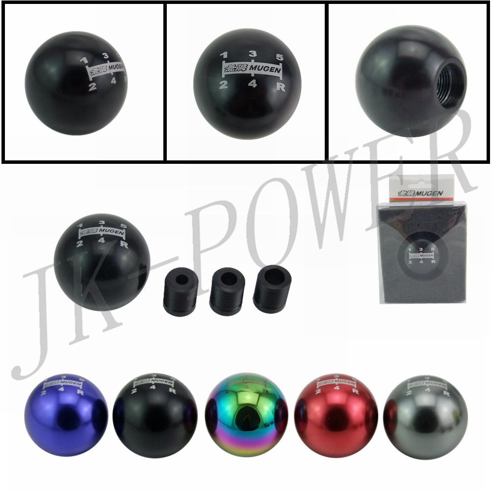 Universal MUGEN Gear Shift Knob Neo Chrome 5 Speed Manual Automatic