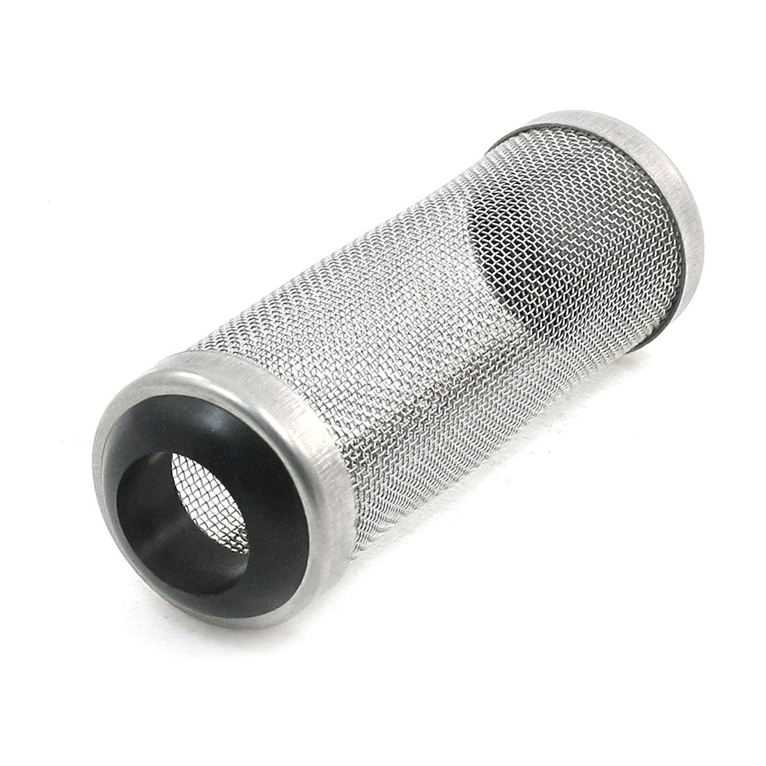 2019 Aquarium Ponds 16mm Inlet Dia Metal Mesh Water Filter Tube Silver
