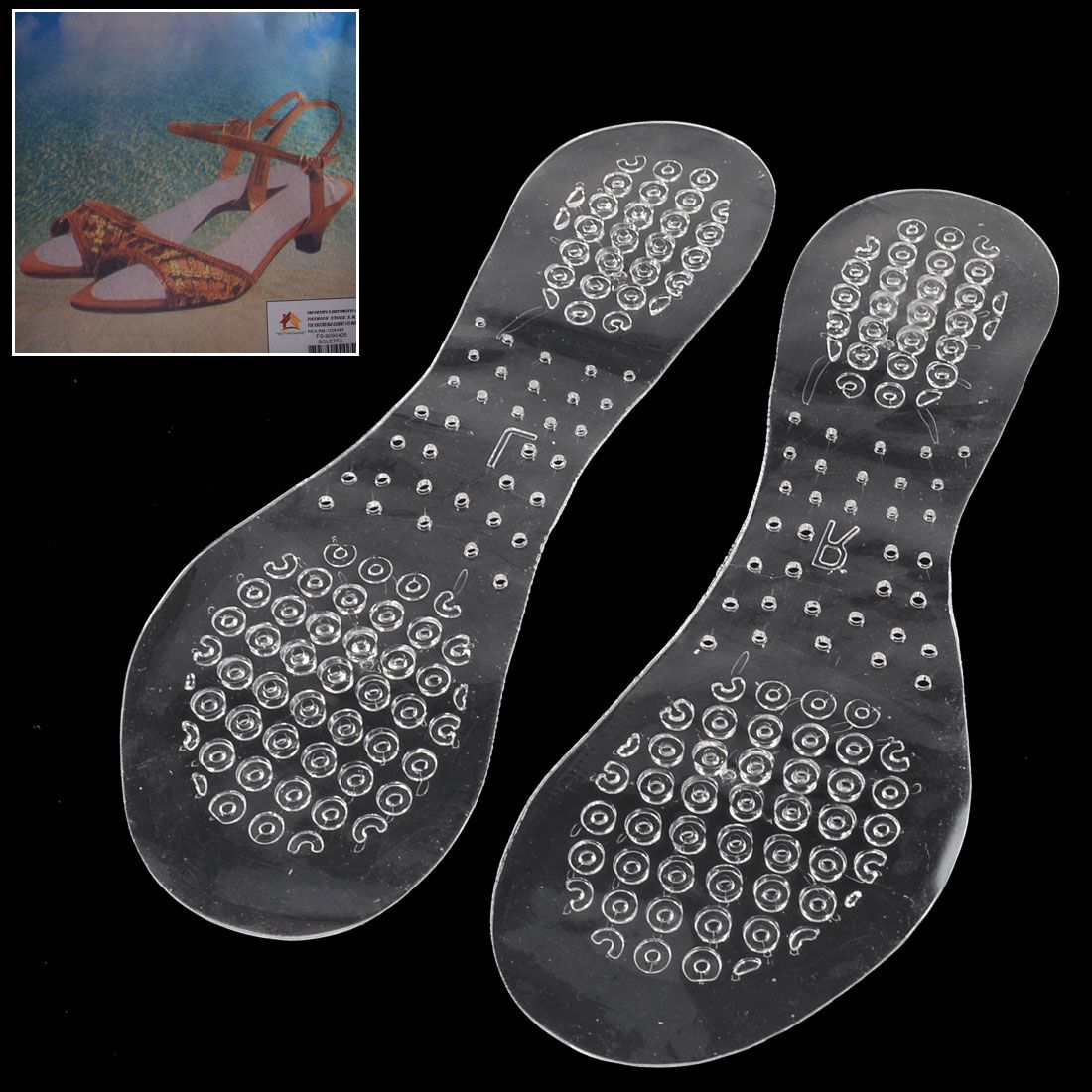 clear shoe insoles