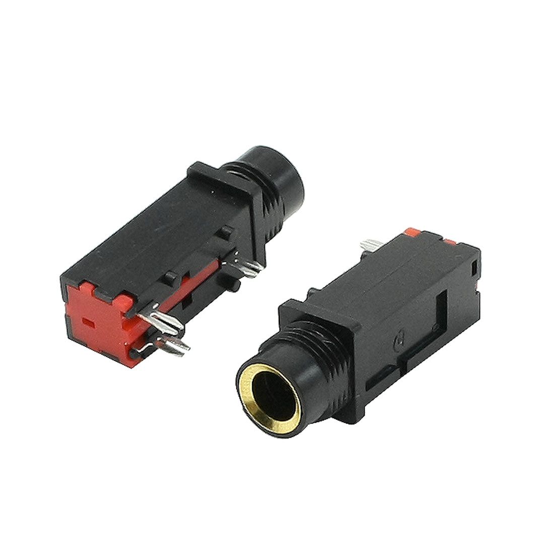 2020 Stereo PCB Jack Panel Mount Headphone Connector 6.5mm Socket 3 Pin