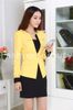 Wholesale-New Formal Skirt Suits Blazer And Skirt For Ladies Office Work Wear Business Uniforms Set 2015 Fashion Slim Autumn Winter S-3XL