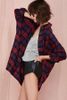 Wholesale-Blusas Femininas 2015 Oversize Blusa Asymmetric Vintage Plaid Shirt Women Blouses Long Sleeve Loose Thick Tropical Blouse Coat