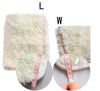 Whole-New Fashion Living Dining Car Flokati Shaggy Tapete Anti-skid Tapete Seatmat Tapete Macio Para Quarto 50 80cm1706