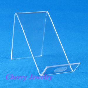 Wholesale-Wholesale 20 Clear View Plastic Mobile Cell Phone Display Stand Rack Holder