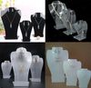 Acrylic Jewelry Dislay Props Necklace &Earring Holder Pendant necklace jewelry Showing Stand Easel 3 Color Available