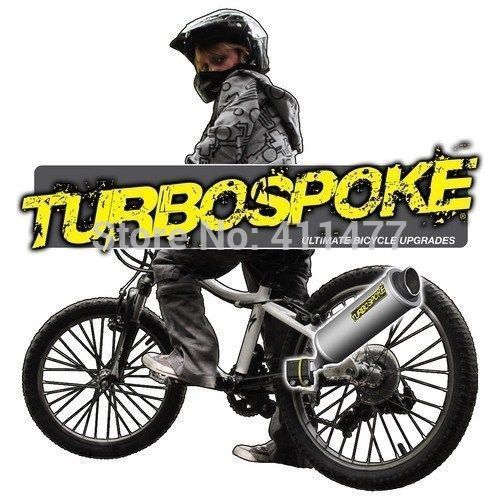turbospoke bicycle exhaust system