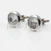 Wholesale-The most popular Waterproof cufflinks 316l stainless steel floating locket cufflink