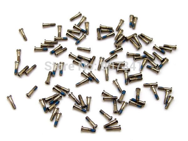 

Wholesale-200pcs/lot 100% Original New Replacement Parts 5 Point Star Pentalobe Bottom Dock Screw for 5S 5GS Free shipping