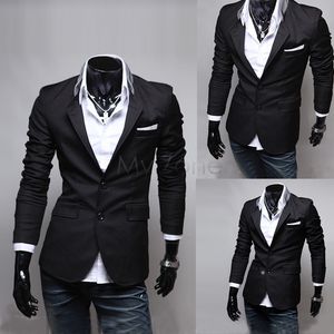 Wholesale-Fashion Hot sale Men Slim Fit Jacket Blazer Coat Shirt Stylish 3 Colors 13590 Z 34