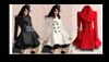 Partihandel-2015 Long Woolen Coat Fashion Women Winter Ruffled Coat Christmas Parka Plus Size Lady Lace Peacoat Trench Coat Ytterkläder W26