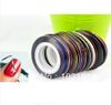 Groothandel-gratis verzending / 30 stks willekeurige mix kleur rollen striping tape metalen garen lijn Nailart decoratie multicolor striping lijn DIY