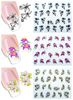 Wholesale-50pcs New Casual Nail Stickers Temporary Tattoos Water Transfer Decals Wraps Foils Decorations for Nails Toes XF1101-1150