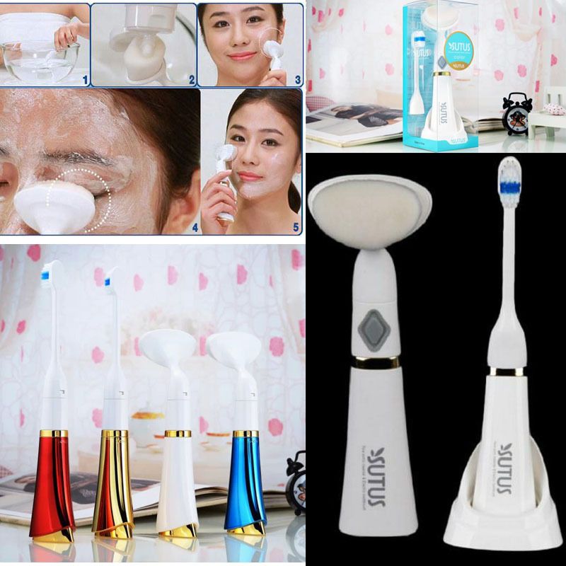 Electric Pore Sonic Cleanser With Electric Toothbrush Deep Pore