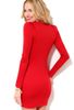 Wholesale-2015 Sexy Deep V-Neck Women Party Club Dress, Bodycon Dress,Long Sleeve Mini Office Vestidos Femininos Work Wear Free Shipping