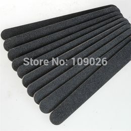 Wholesale-100pcs 100/180 Black straight Nail File For Acrylic UV GEL Nail Manicure Tools - Free Shipping