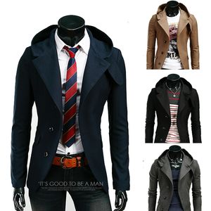 All'ingrosso-Nuovi arrivi moda slim fit casual uomo giacca sportiva da uomo con cappuccio abiti spedizione gratuita 4 colori 4 taglie BX02
