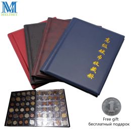 Albums 1pc livre de Collection de pièces commémoratives 10 Pages 250 unités Album de pièces de Collection porte-monnaie multicolore