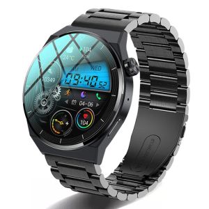 Albums 2023 NFC Smart Watch Men GT3 Max AMOLED 390 * 390 HD Screen Sé frémissement de la fréquence Bluetooth