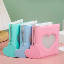 Albums 3 pouces Photocard Holder Heart Love Hollow Photo Album 32 POCHET