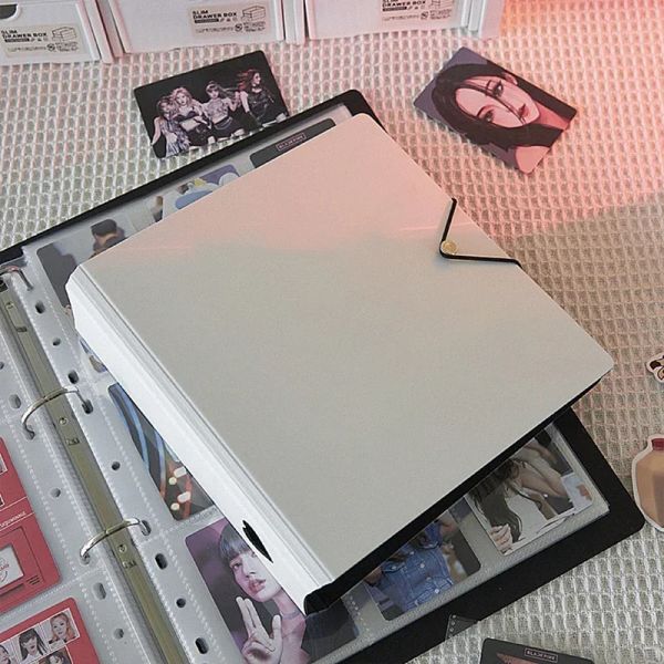 Albums A4 / A5 Binder Photocard Photo de la collection de cartes d'album Album album Nine Grid Four Grid Small Card Binder Highcapacity Storage Booklet