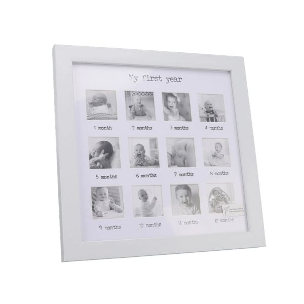 Álbumes Baby First Year Photo Frame Precious recién nacido Mess de foto de densidad de densidad de densidad Ligero ahorro de espacio para bebés Registro de crecimiento del bebé