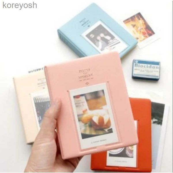 Albums Livres 64 pochettes pour album photo Polaroid Mini étui de rangement pour photos instantanées pour Fujifilm Instax Mini Film Instax Album photo de mariage L231012