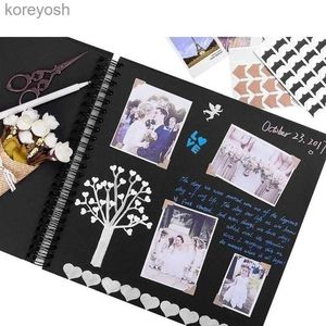 Albums Livres DIY Craft Album Scrapbooking Album Photo 1 PC Albums Photo Scrapbook Papier pour Cadeaux d'anniversaire de Mariage Livres de mémoire L231012