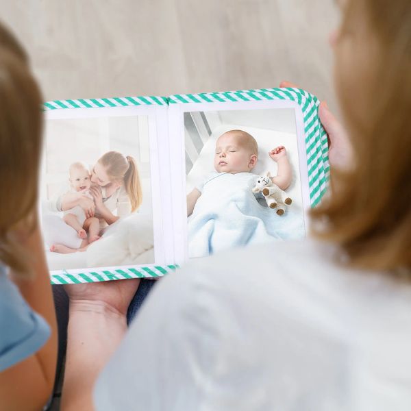 Albums Livres pour bébés Photo Album Baby Book First Year Tissu PVC Image personnalisée